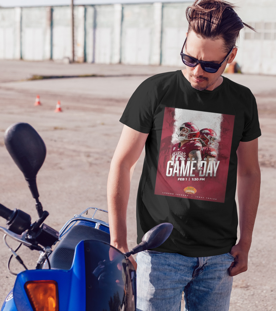 Arkansas Razorbacks Senior Bowl Game Day Landon Jackson Isaac TeSlaa February 1 2025 T-Shirt