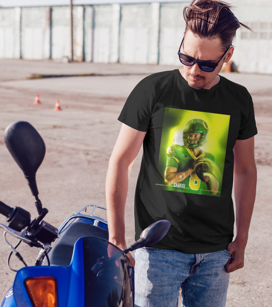 2025 Reese's Senior Bowl Oregon Ducks Football Dillon Gabriel QB 18 T-Shirt