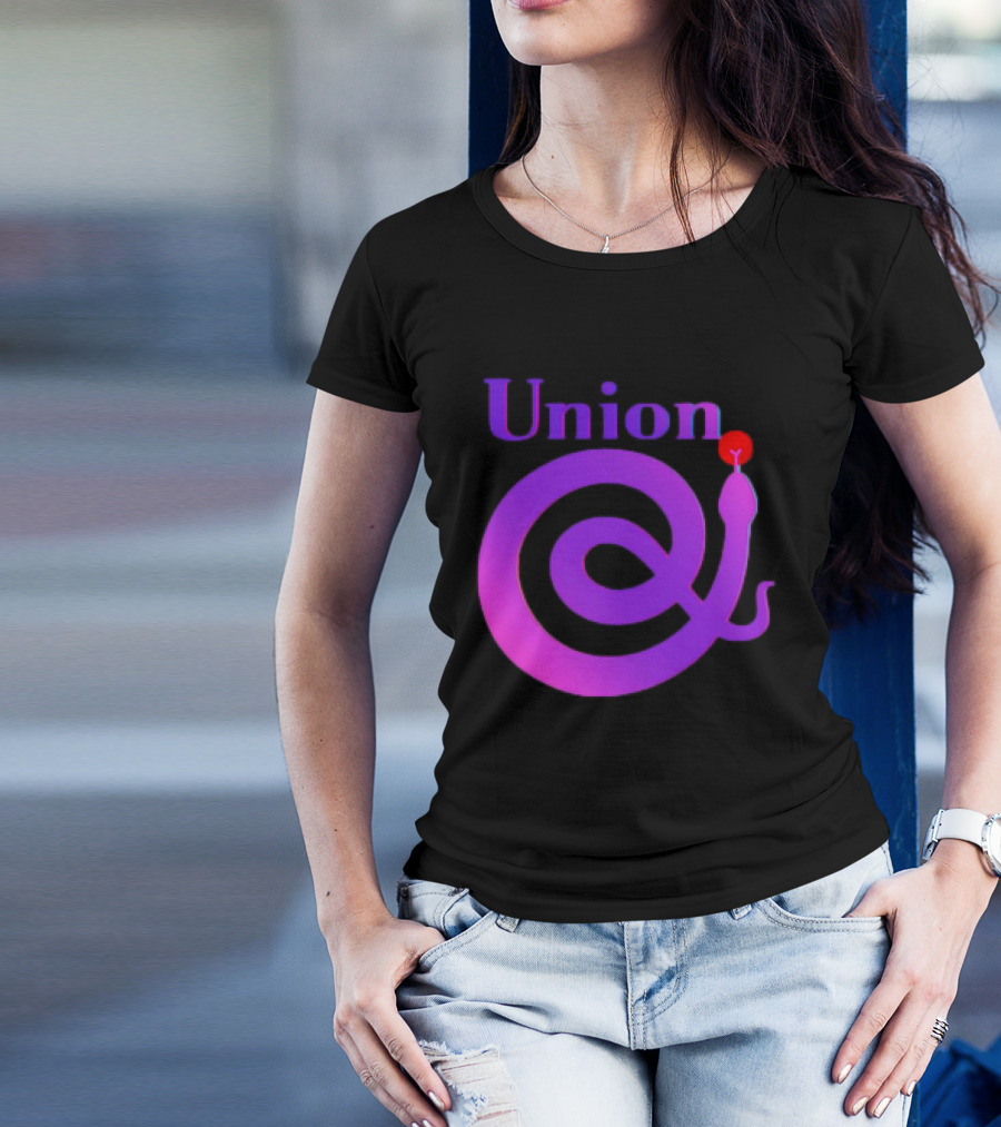 Union Snake Spiral With Red Tongue T-Shirt