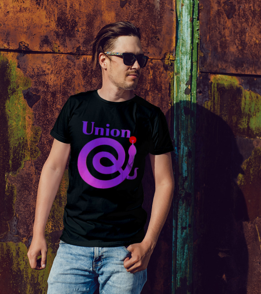 Union Snake Spiral With Red Tongue T-Shirt