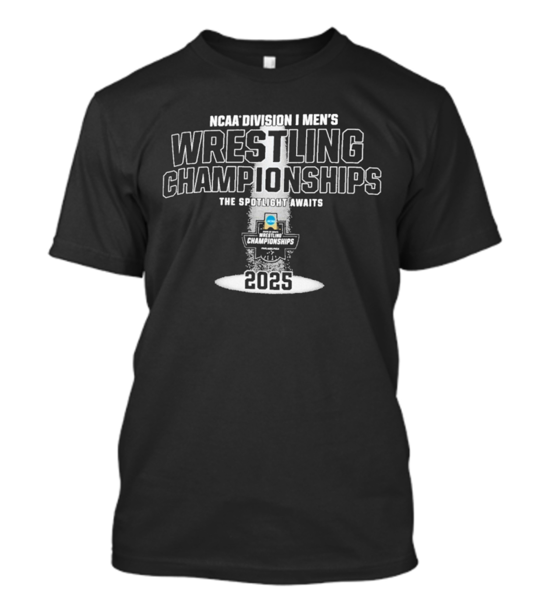 NCAA Division I Men's Wrestling Championships 2025 The Spotlight Awaits T-Shirt