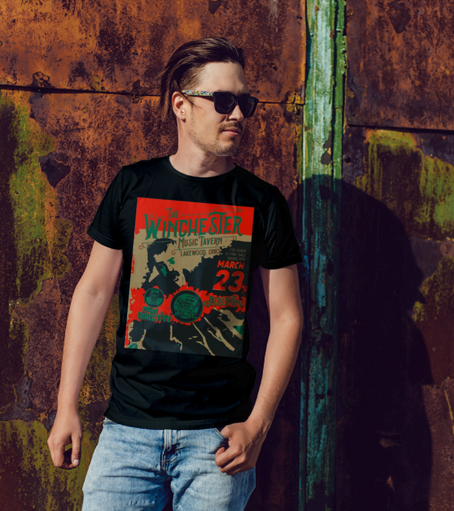 The Winchester Music Tavern Lakewood Ohio March 23 Prime Directive Strange Generation T-Shirt