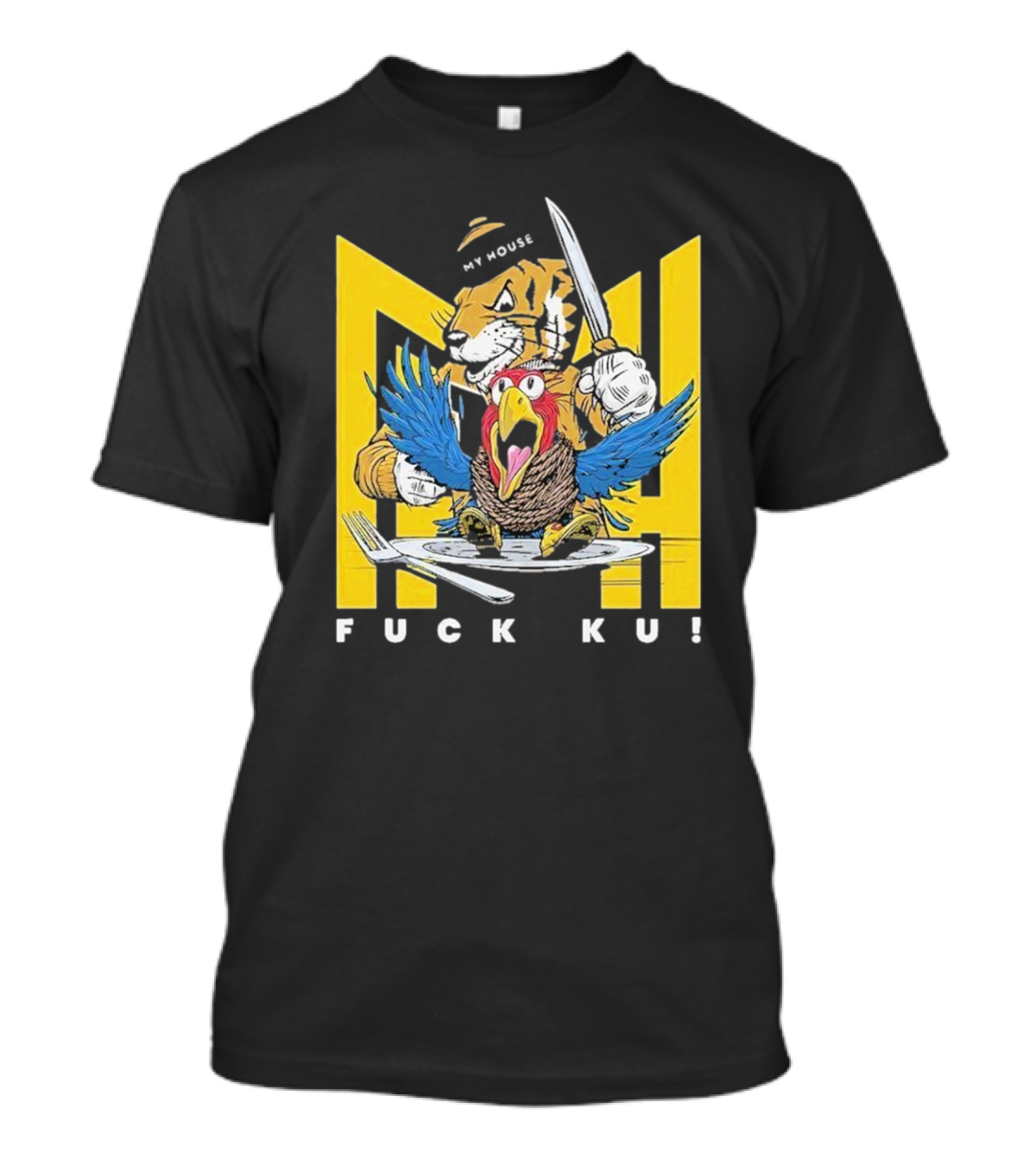 Mizzou Tiger Vs KU Jayhawk Rivalry My Kosco T-Shirt