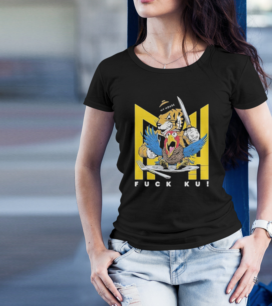 Mizzou Tiger Vs KU Jayhawk Rivalry My Kosco T-Shirt