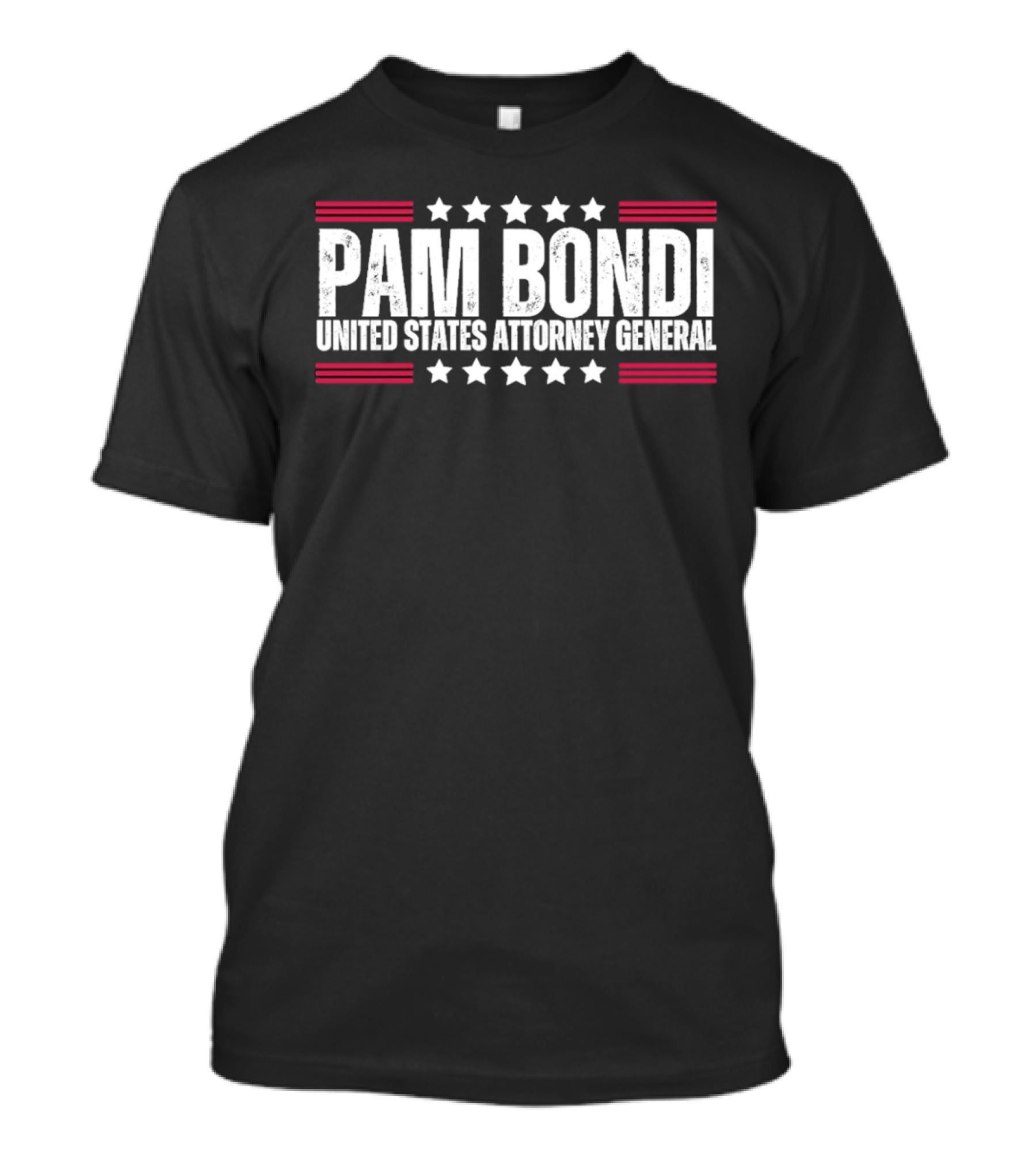 Pam Bondi United States Attorney General Retro Stars Stripes T-Shirt