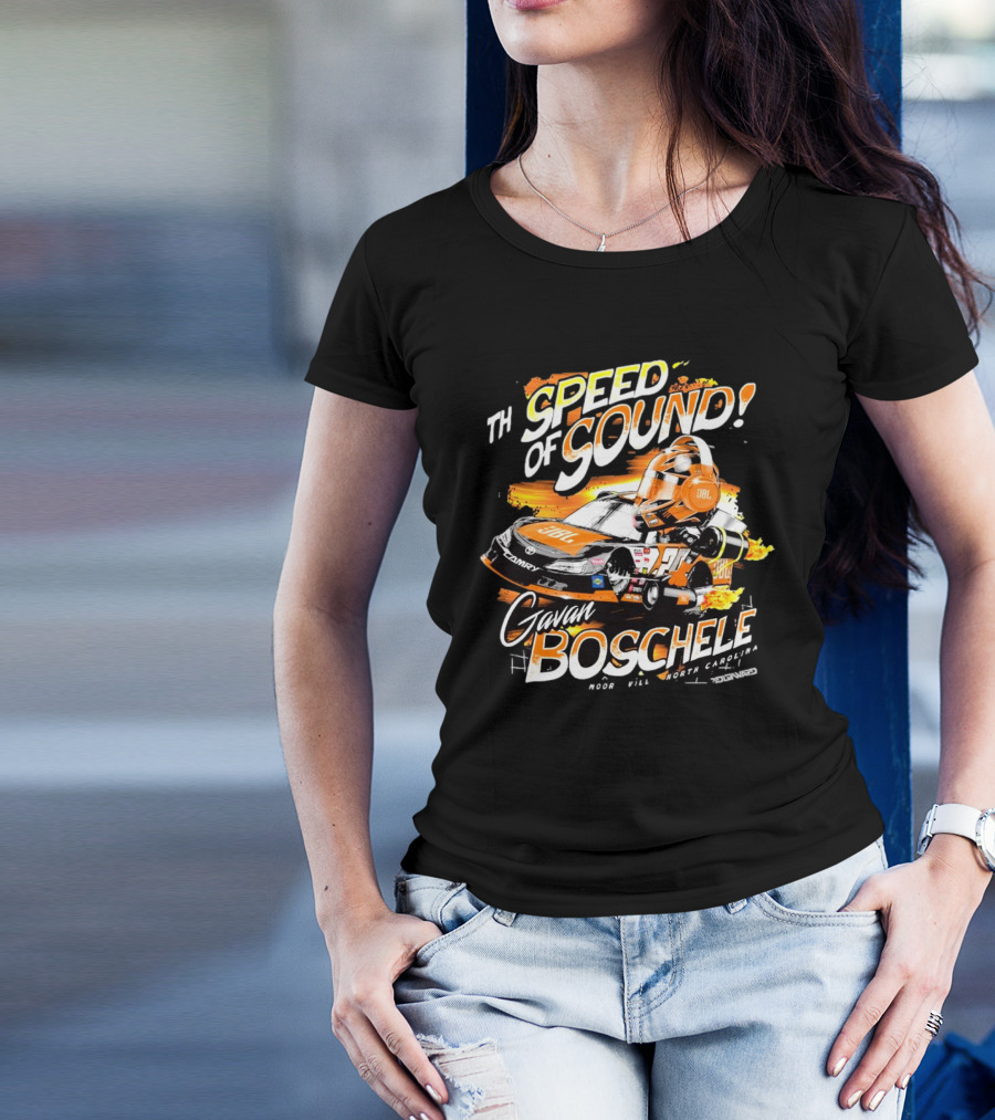 Toyota JBL Gavan Boschele Speed Of Sound Mooresville North Carolina Racing T-Shirt