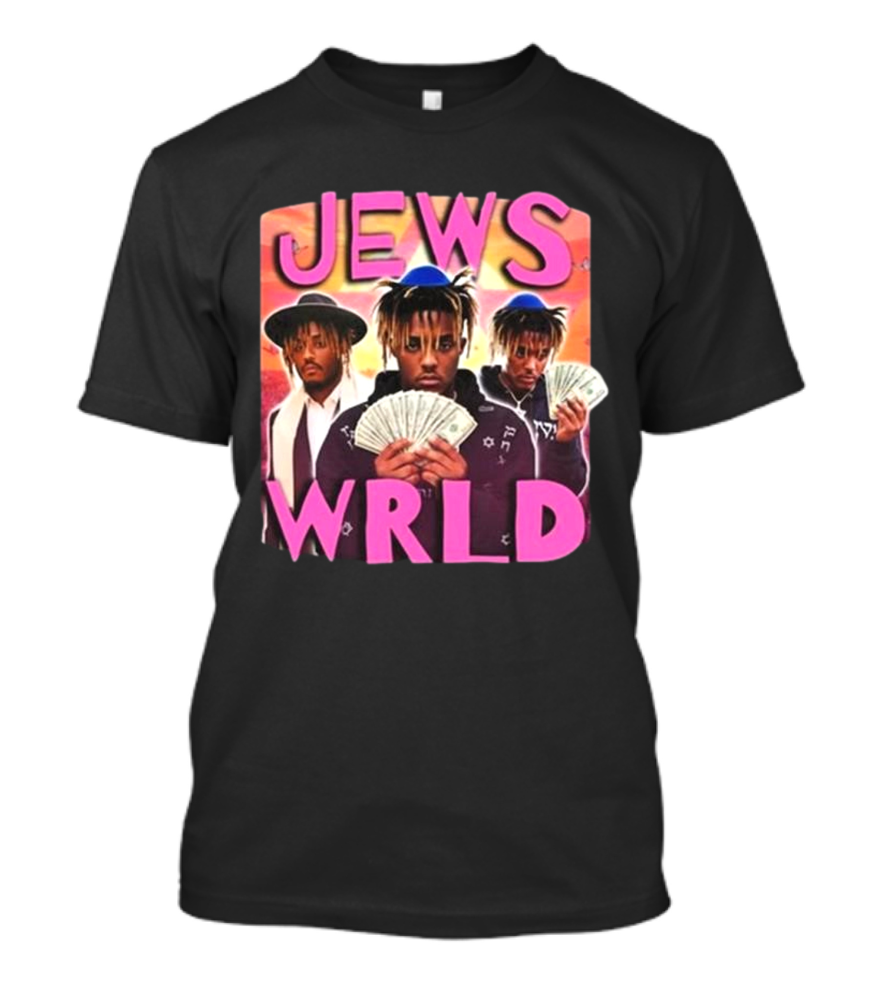 Jews WRLD Money Trio Judaica Style T-Shirt