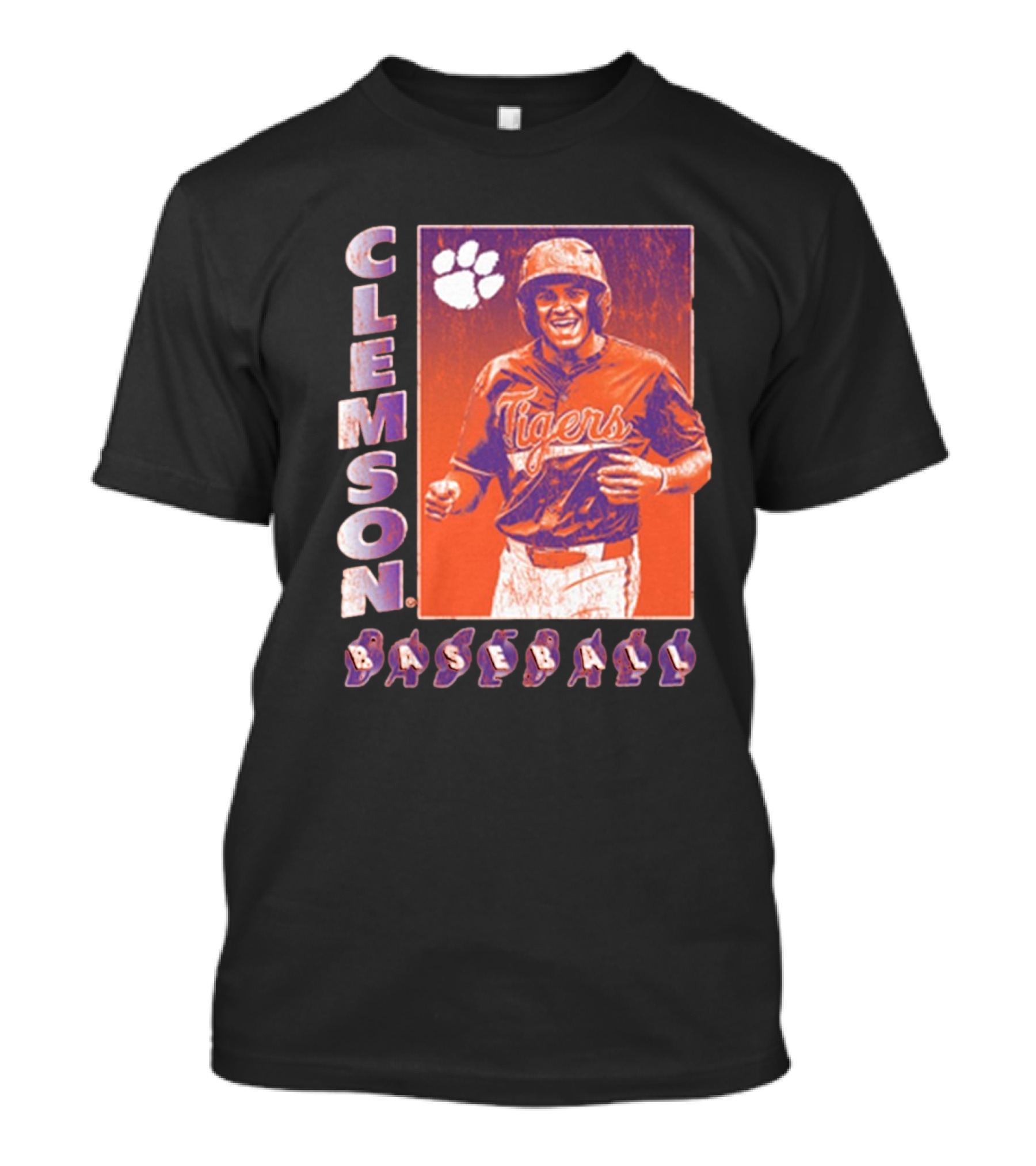 Tryston McCladdie Clemson Tigers Baseball NCAA Vintage Paw Icon T-Shirt