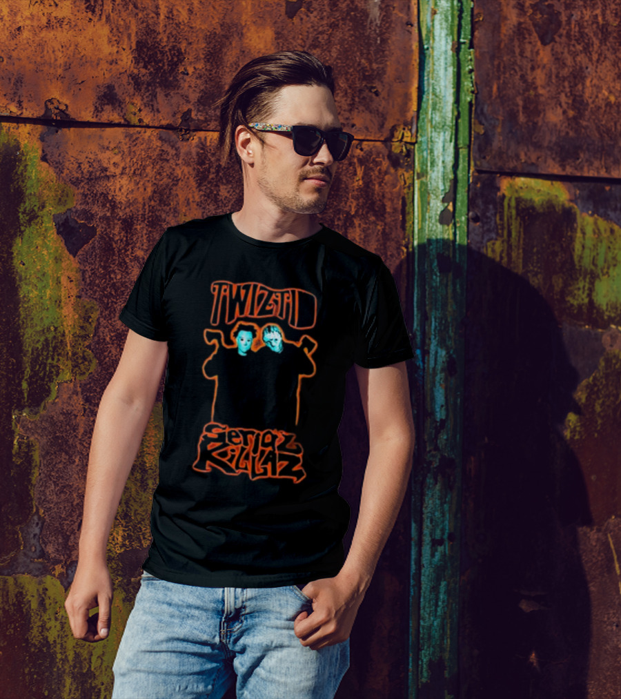 Twiztid Serial Killaz Graphic With Figures And Text T-Shirt