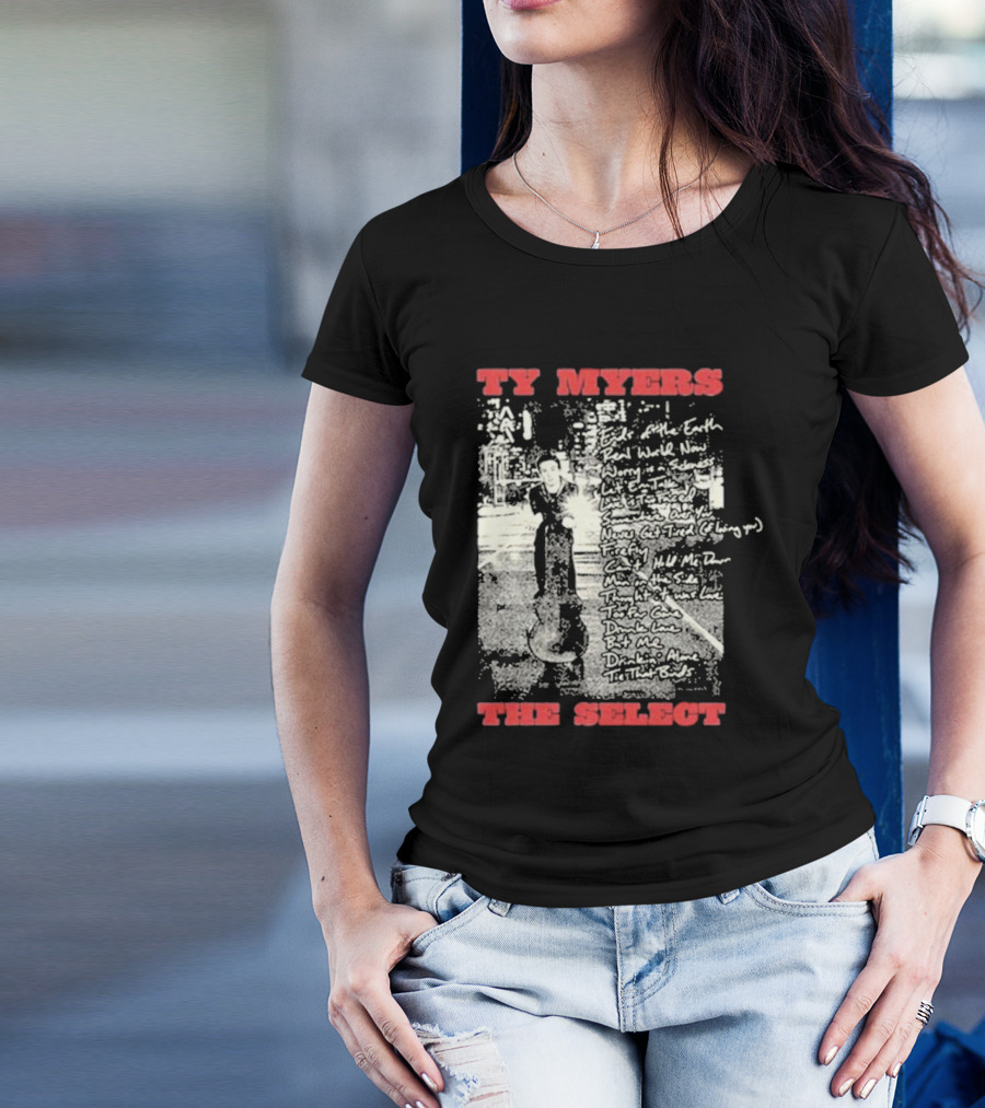 Ty Myers The Select Handwriting Collage T-Shirt