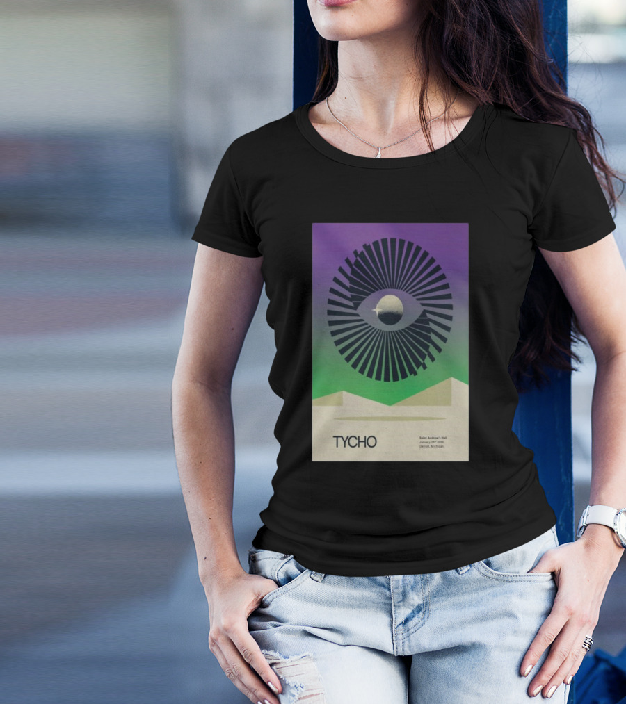 Tycho Saint Andrew's Hall January 23 2025 Detroit Michigan T-Shirt