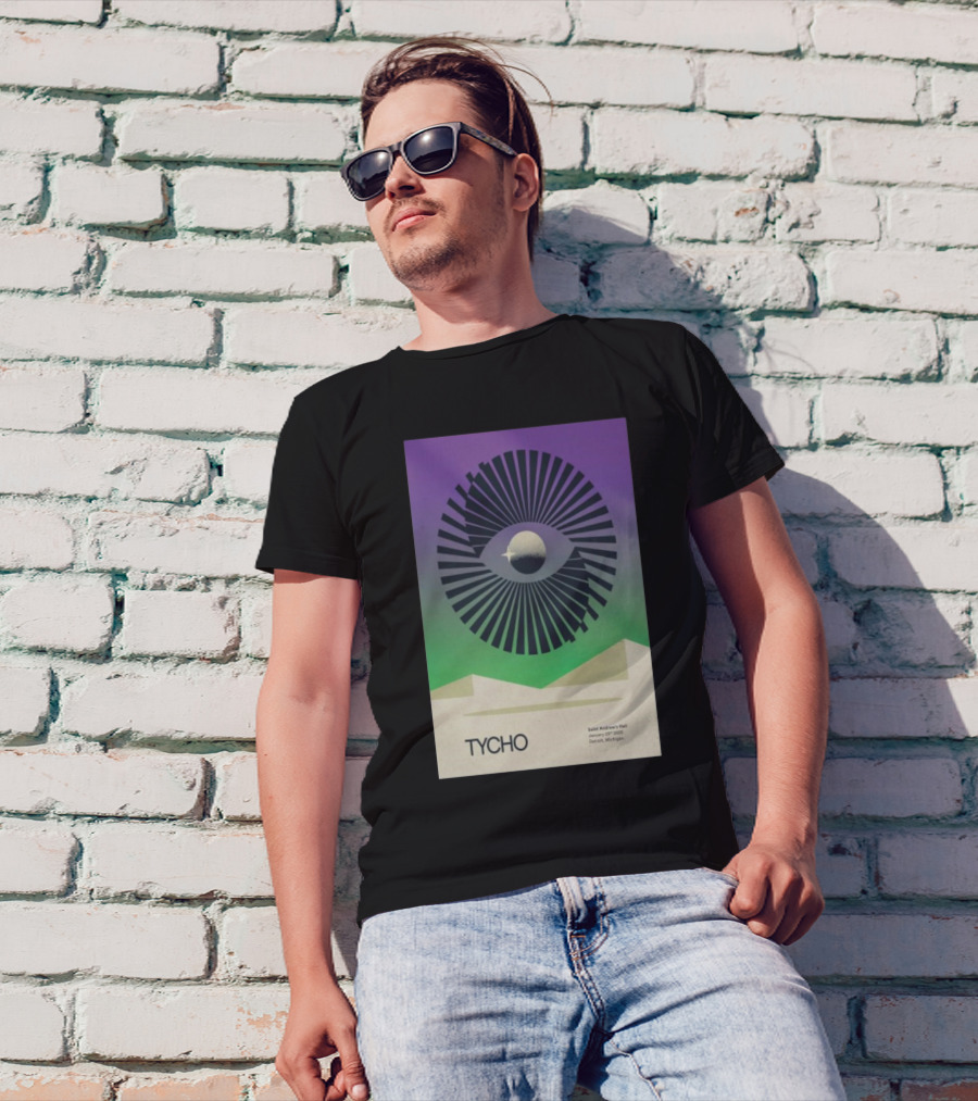 Tycho Saint Andrew's Hall January 23 2025 Detroit Michigan T-Shirt