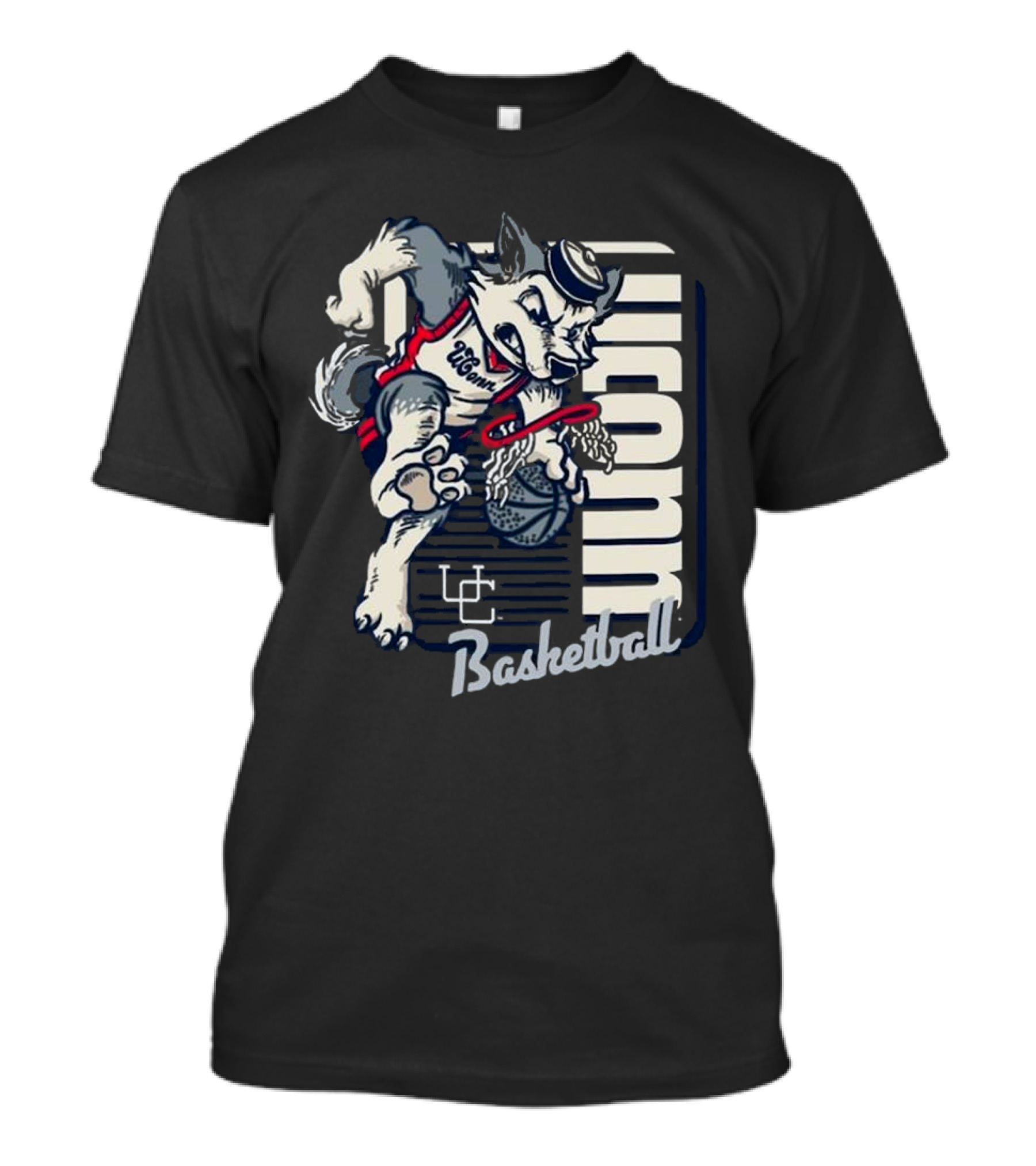 UConn Huskies Basketball Mascot Dunk UConn Basketball 2025 T-Shirt