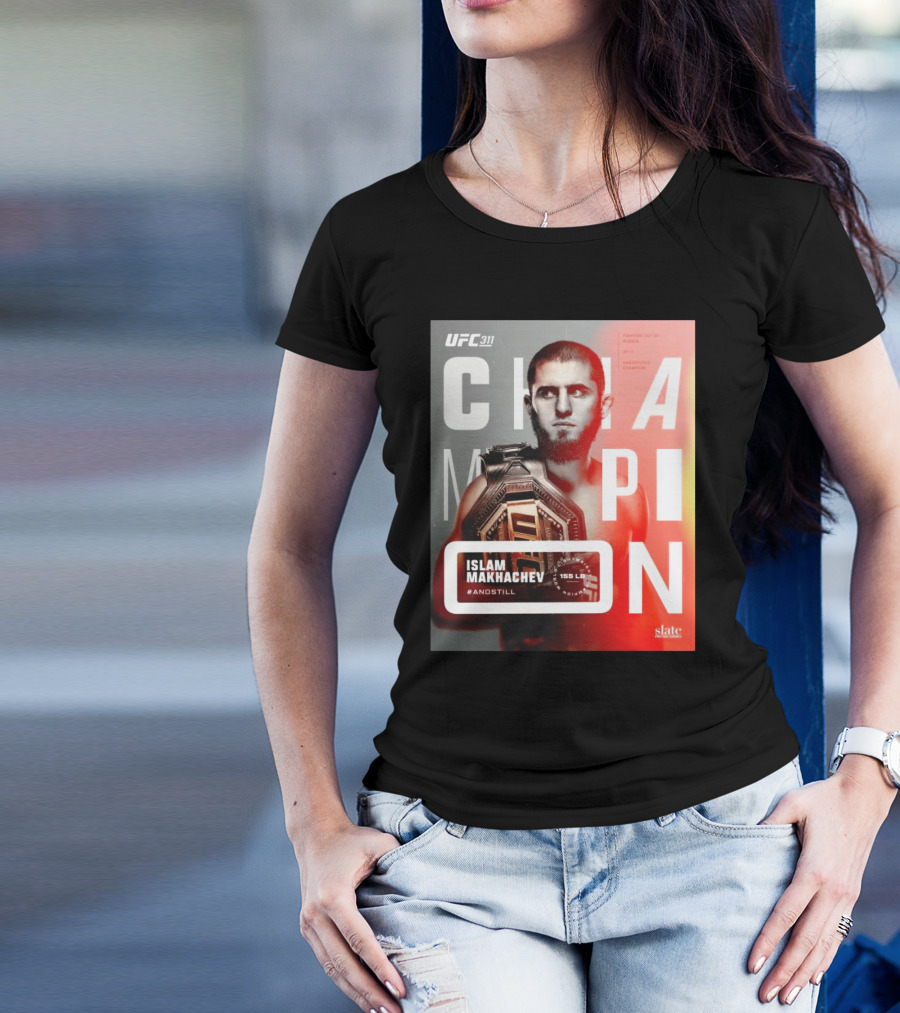 UFC 311 Islam Makhachev And Still Lightweight Champion 155 LB Fighting Out Of Russia Undisputed Champion T-Shirt
