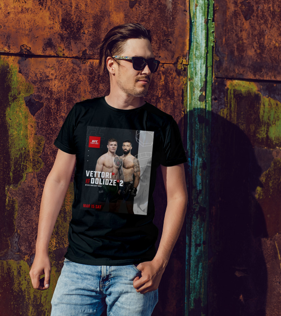 UFC Fight Night Vettori Vs Dolidze Middleweight Bout March 15 Saturday T-Shirt