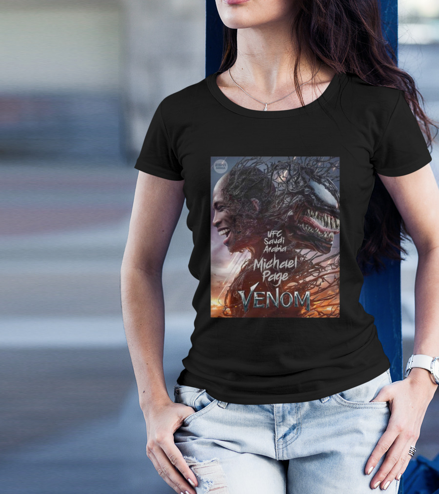 UFC Saudi Arabia Michael Page Venom ESPN MMA 2025 T-Shirt