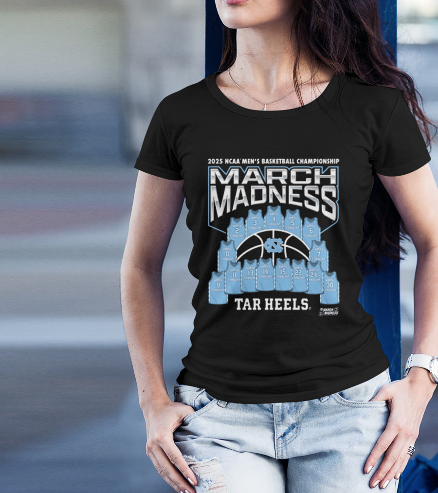 2025 NCAA Men’s Basketball Championship March Madness UNC Tar Heels T-Shirt