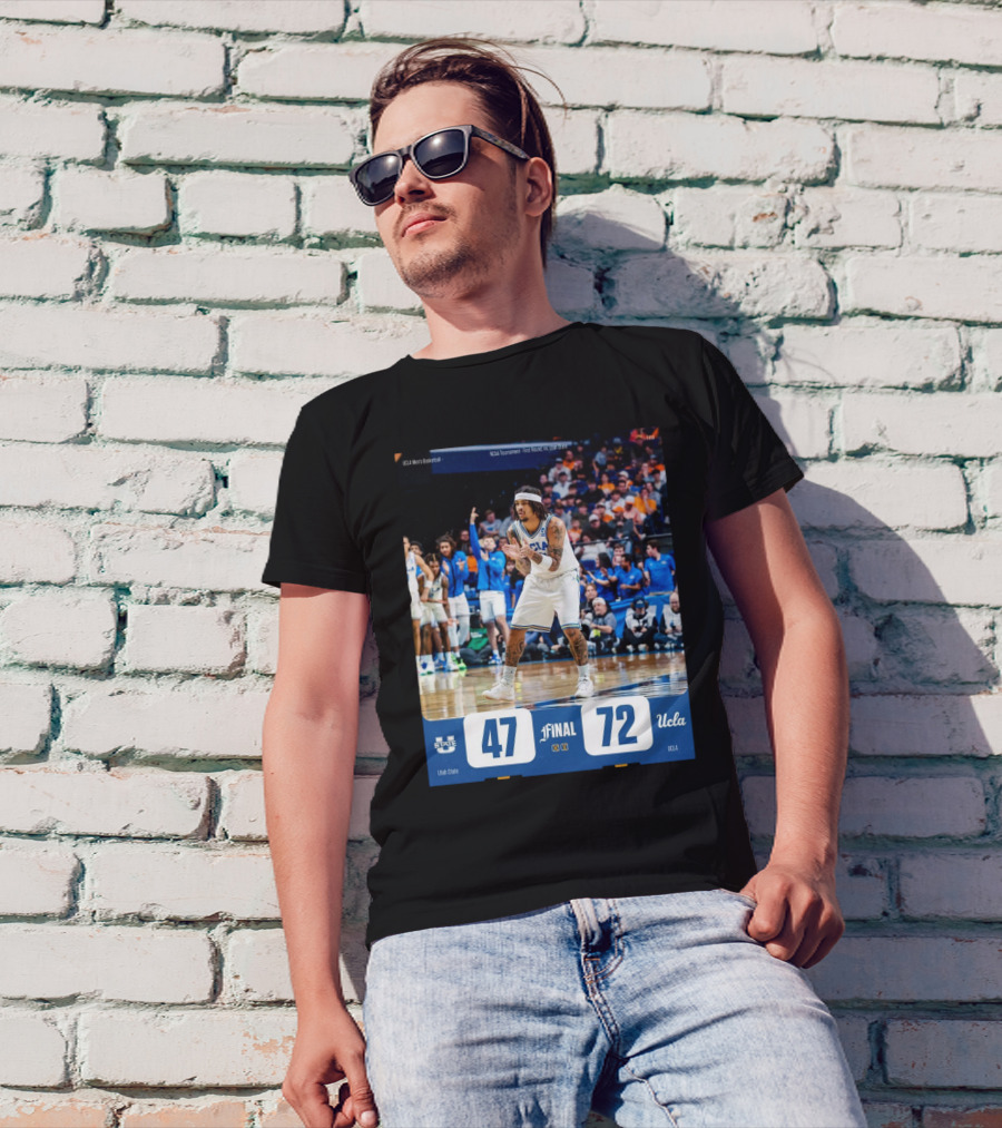 Utah State Aggies Vs UCLA Bruins NCAA Tournament First Round Final Score 47-72 T-Shirt