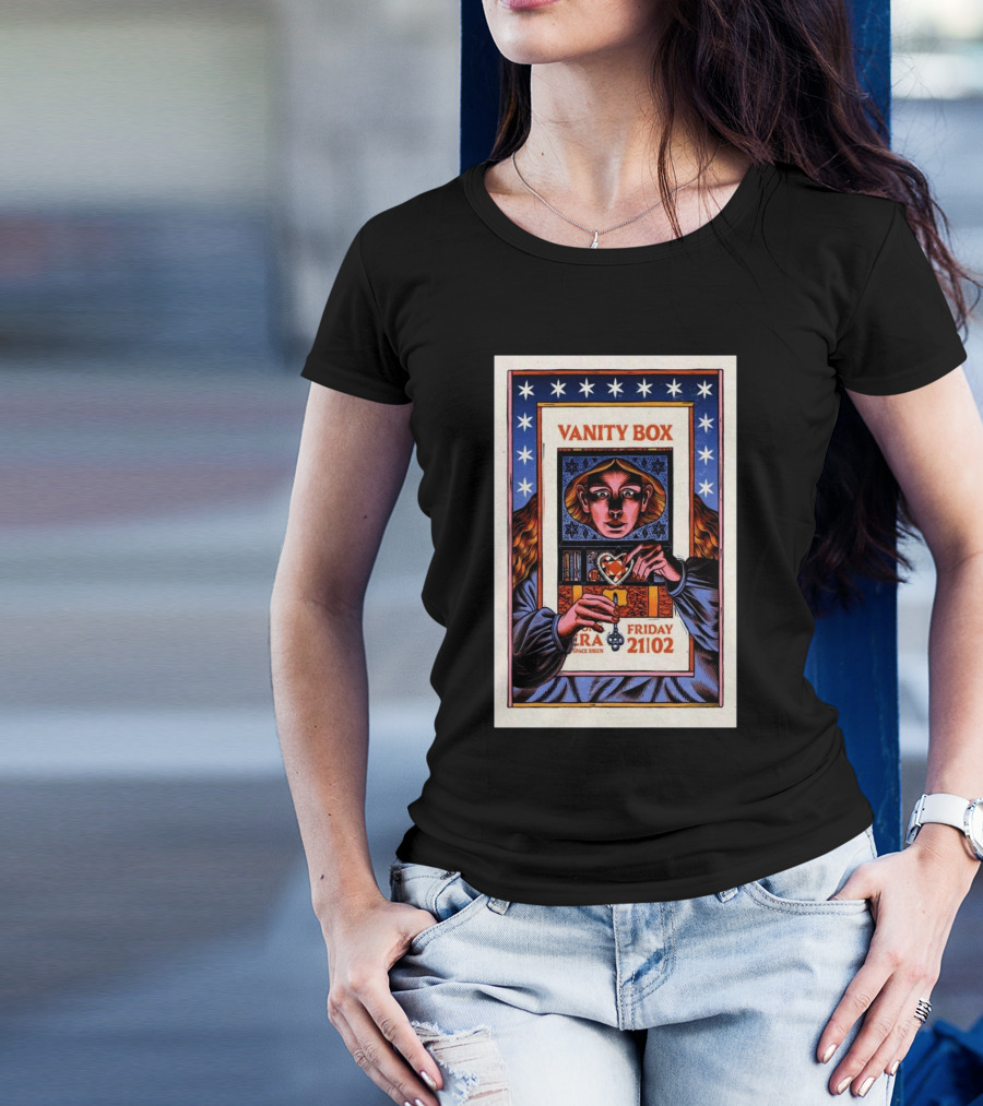 Vanity Box Vera Space Siren Friday February 21 2025 Groningen T-Shirt