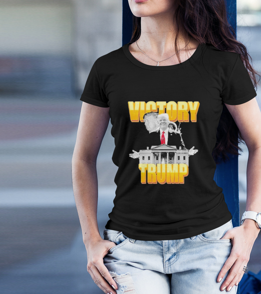 Victory Trump Statue White House Imagery T-Shirt
