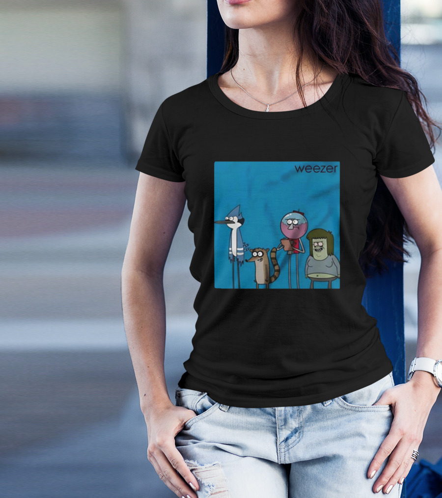 Weezer Mordecai And The Rigbys The Regular Show Vintage T-Shirt