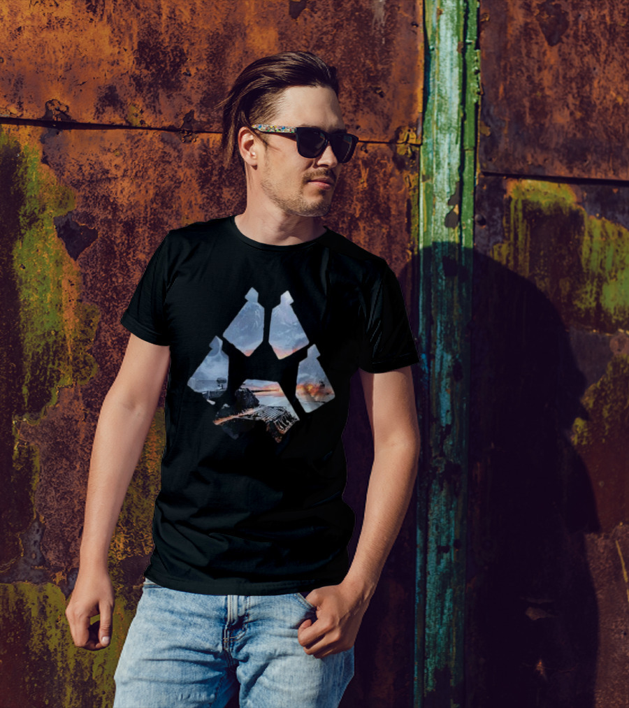 Wot Steel Hunter Winter Landscape Battle Icon T-Shirt