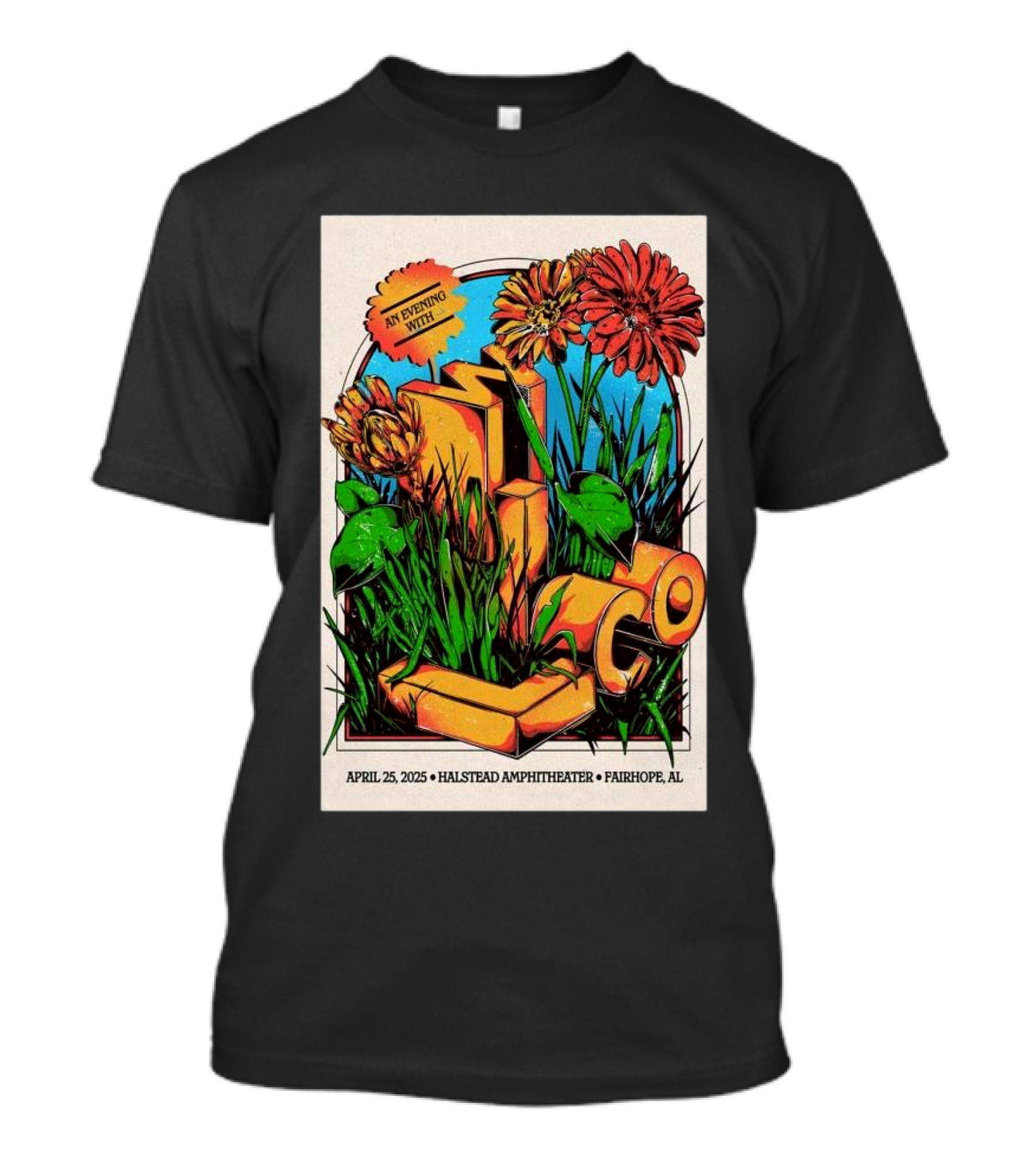 An Evening With Wilco April 25 2025 Halstead Amphitheater Fairhope AL T-Shirt