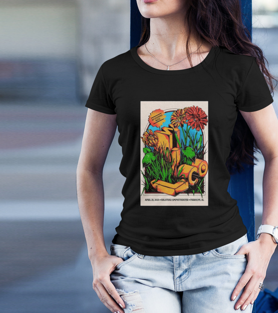 An Evening With Wilco April 25 2025 Halstead Amphitheater Fairhope AL T-Shirt