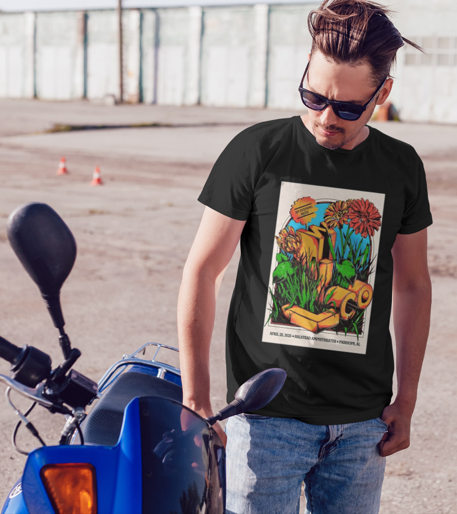 An Evening With Wilco April 25 2025 Halstead Amphitheater Fairhope AL T-Shirt