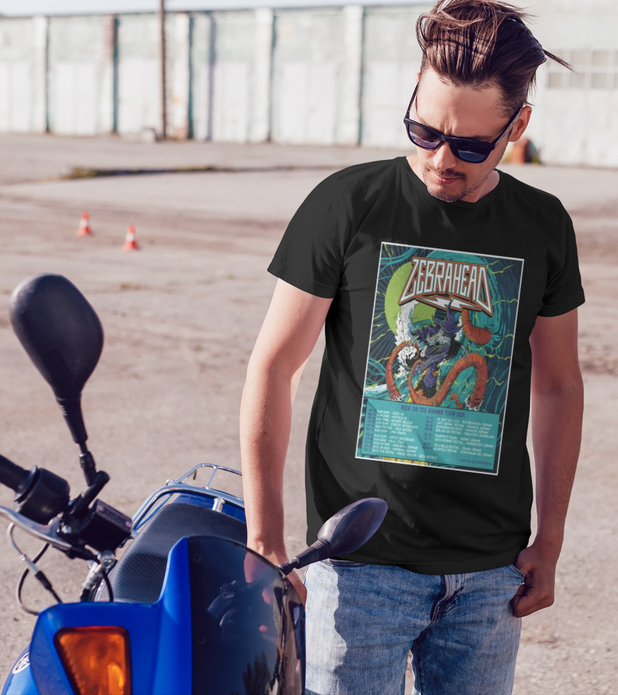 Zebrahead Ride Or Die Summer Tour 2025 Leeds Rotterdam Meerhout Rimini Brno T-Shirt