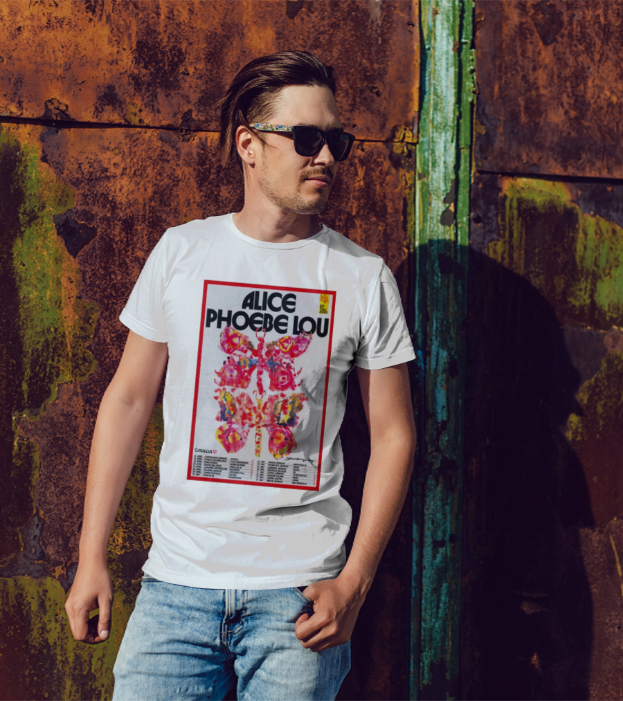 Alice Phoebe Lou EU Tour 2025 Copenhagen To Berlin April May Cordelia T-Shirt