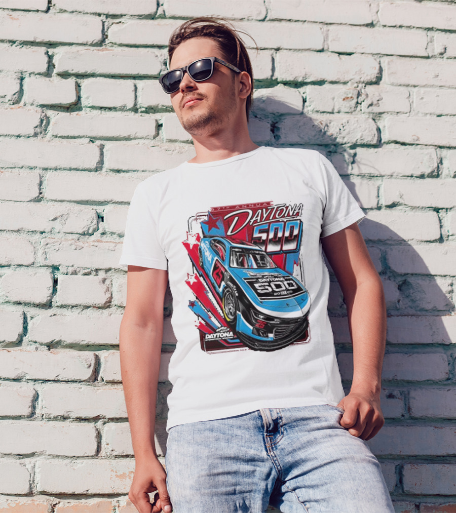 Daytona 500 Past Champions 2025 Racing Car Stars T-Shirt