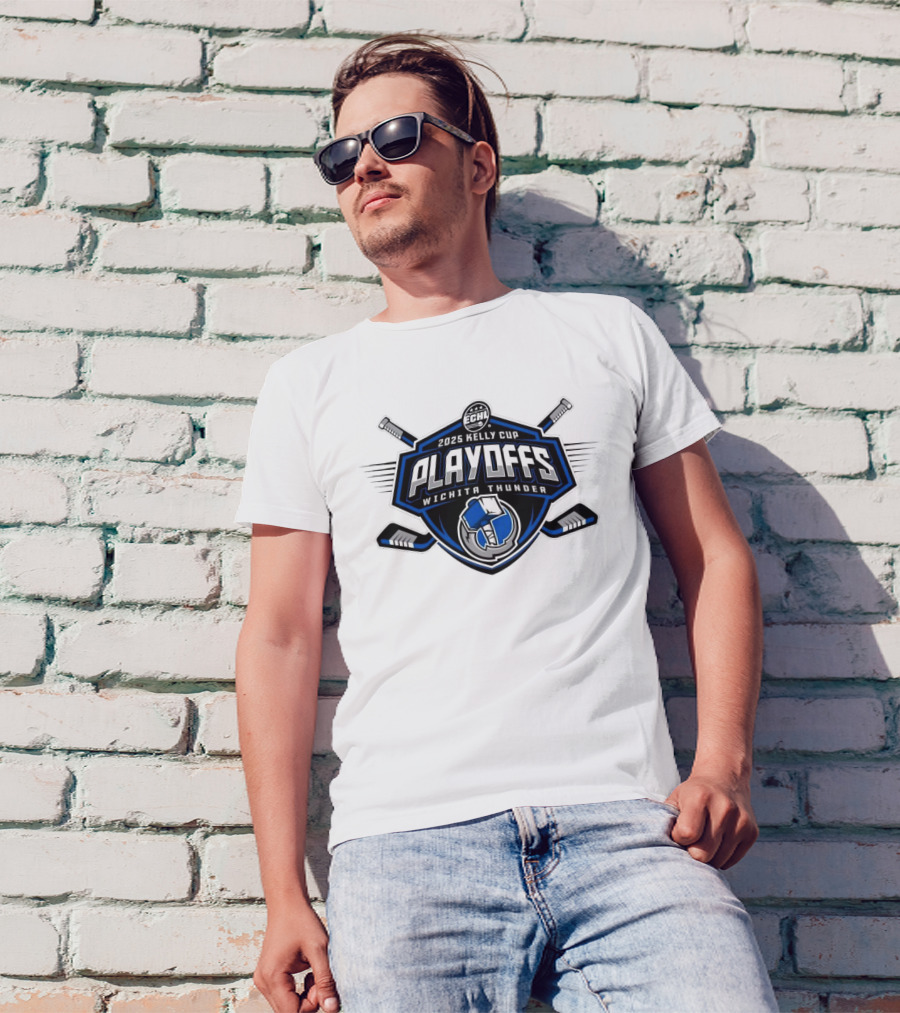ECHL 2025 Kelly Cup Playoff Wichita Thunder T-Shirt