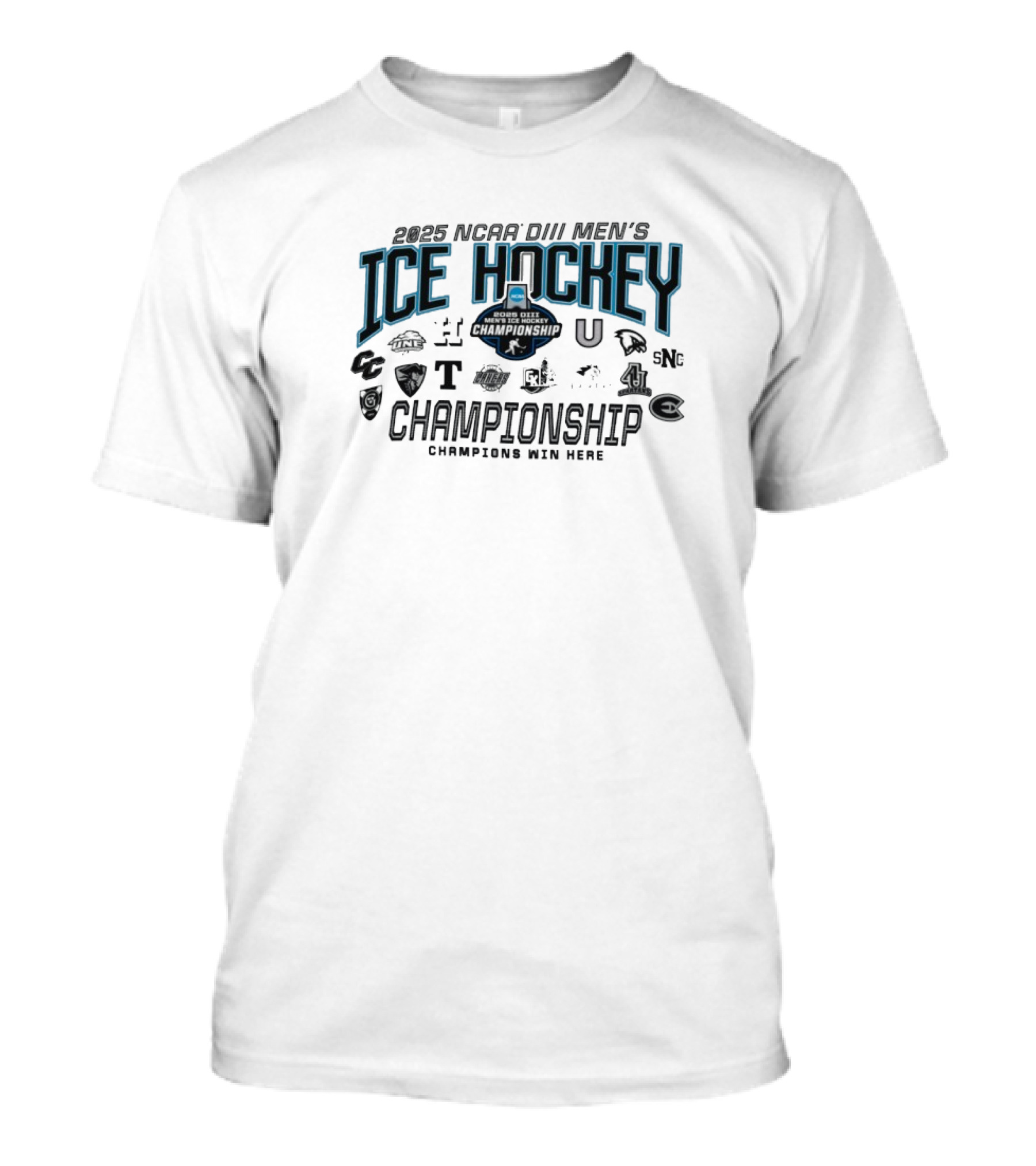 2025 NCAA DIII Men’s Ice Hockey Championship Champions Win Here T-Shirt