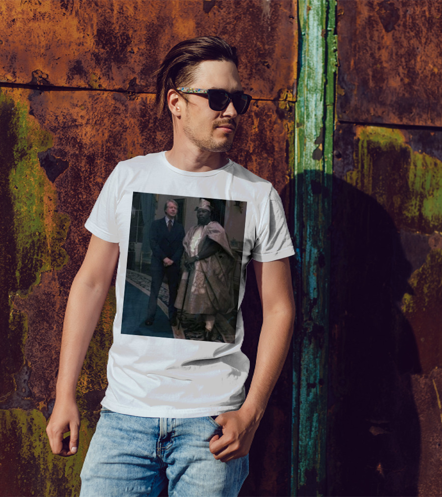 Aficionado Jimmy Carter Nigeria President Meeting Image T-Shirt
