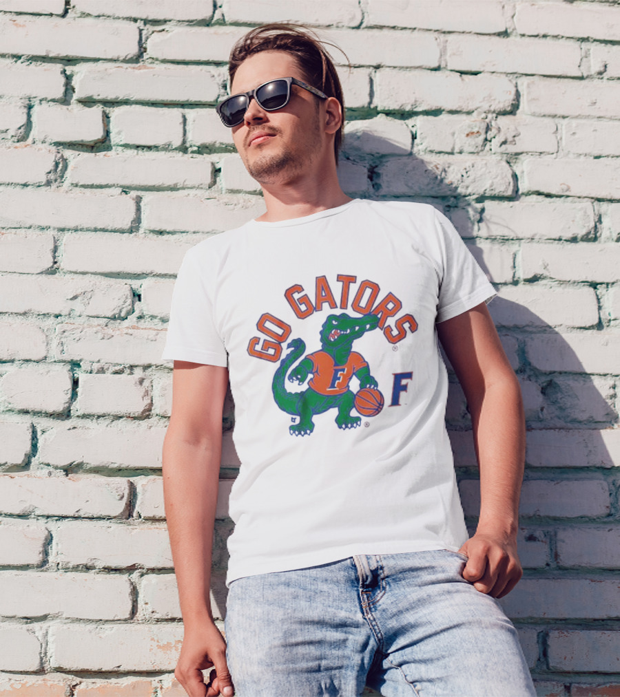 Go Gators Florida Mascot F Basketball T-Shirt