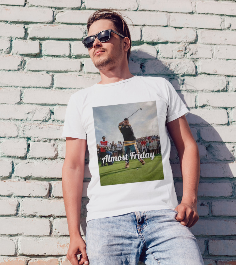 Almost Friday Happy Gilmore Golf Swing Scene T-Shirt