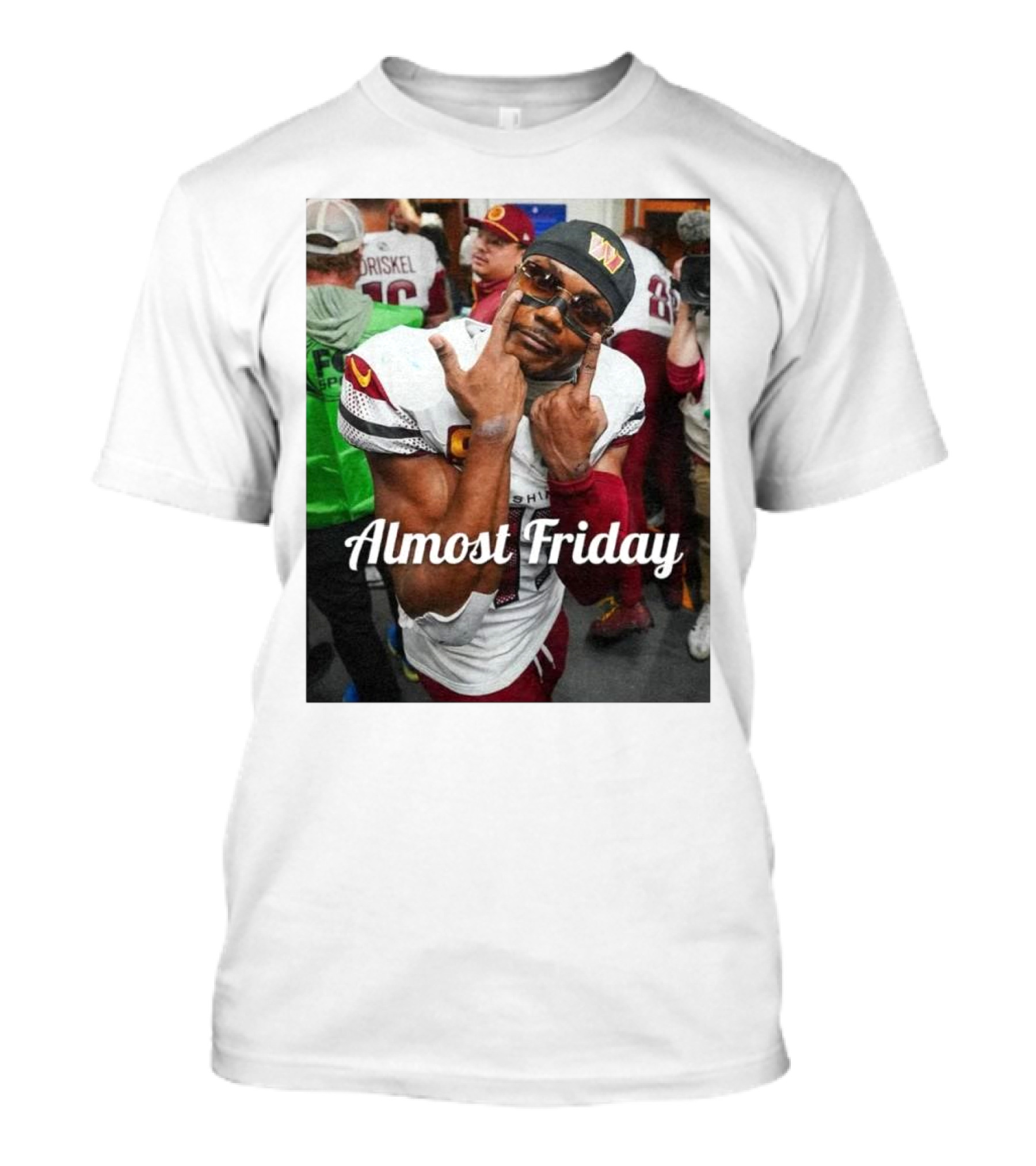 Almost Friday Scary Terry Washington Football Player T-Shirt