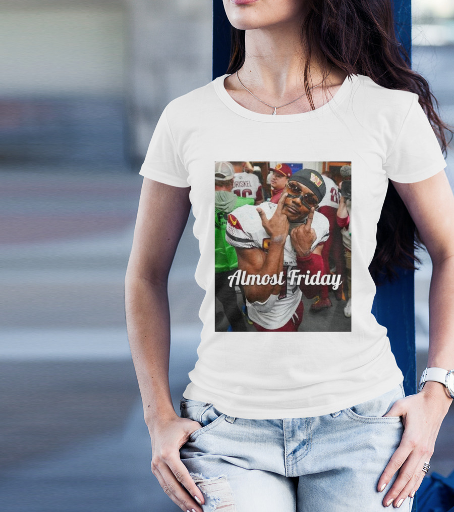 Almost Friday Scary Terry Washington Football Player T-Shirt