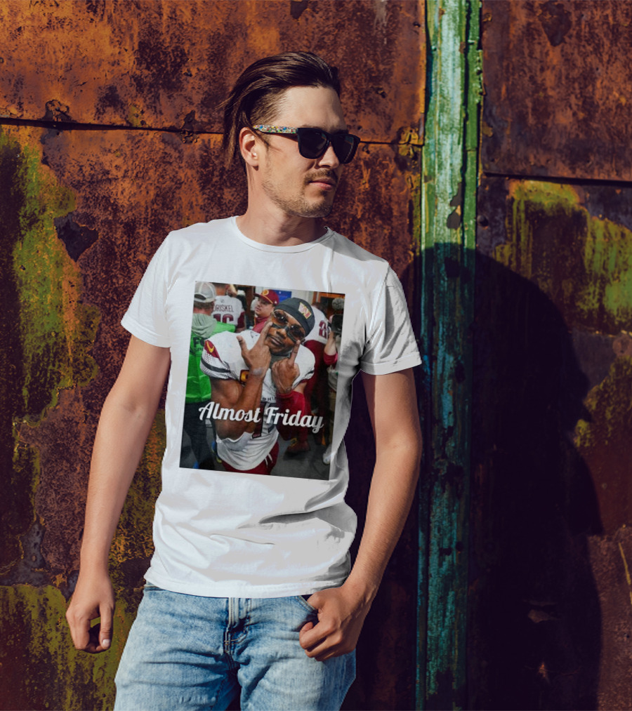 Almost Friday Scary Terry Washington Football Player T-Shirt