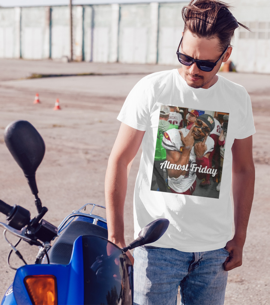 Almost Friday Scary Terry Washington Football Player T-Shirt