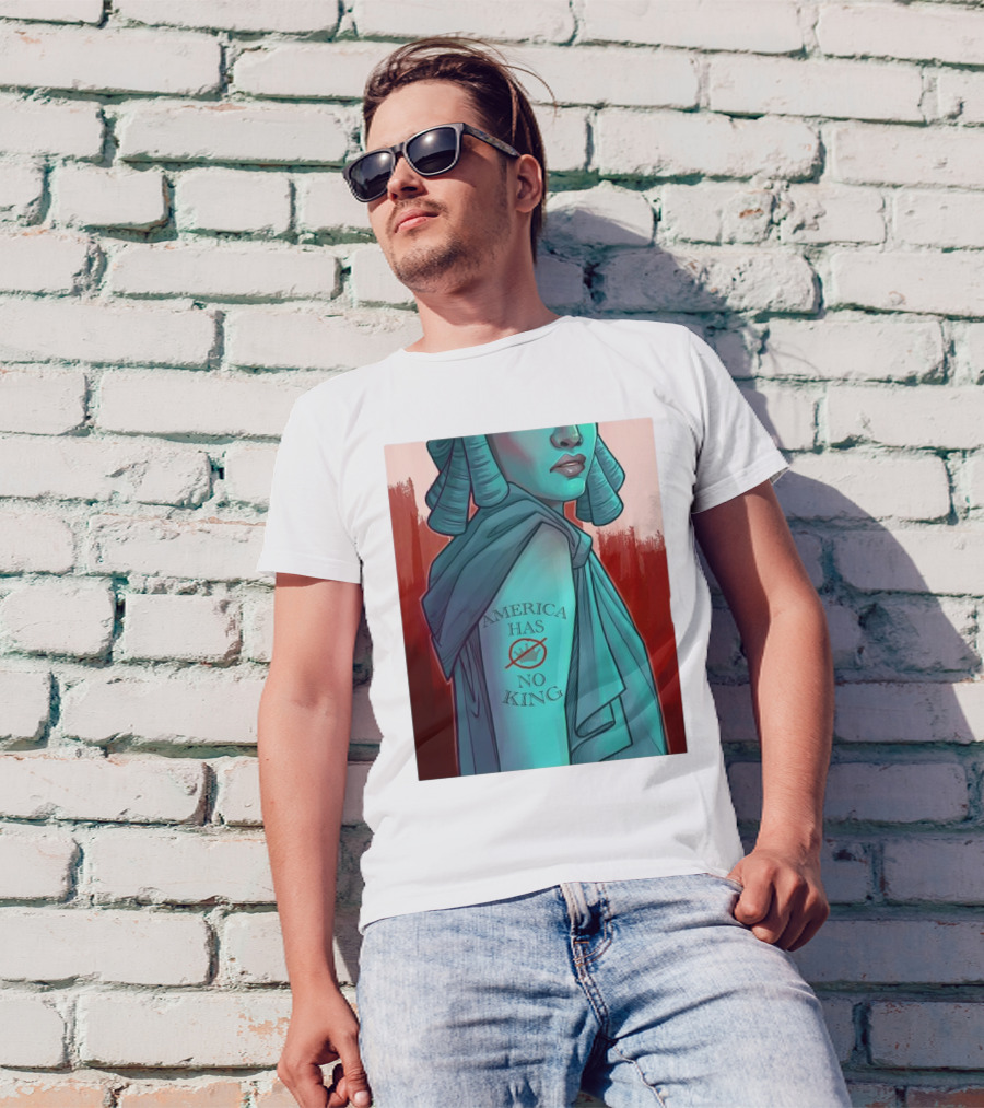 America Has No King Lady Liberty 2025 T-Shirt