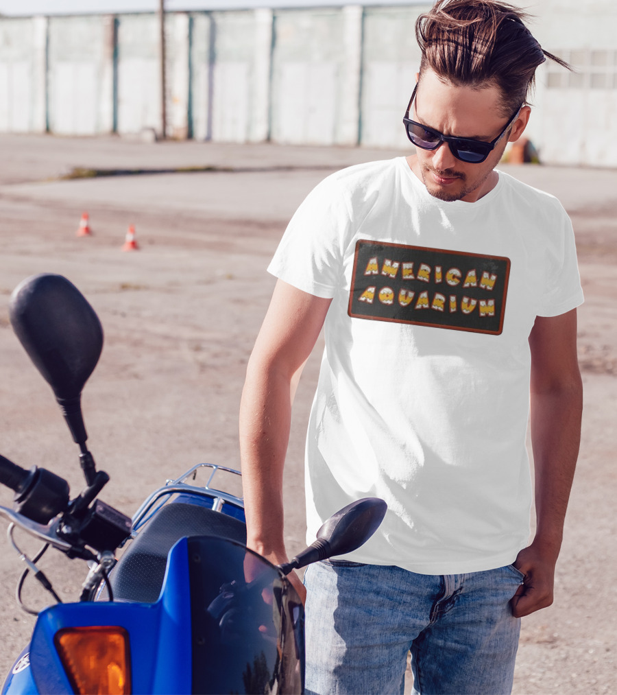 American Aquarium Vintage Aesthetic Letters T-Shirt