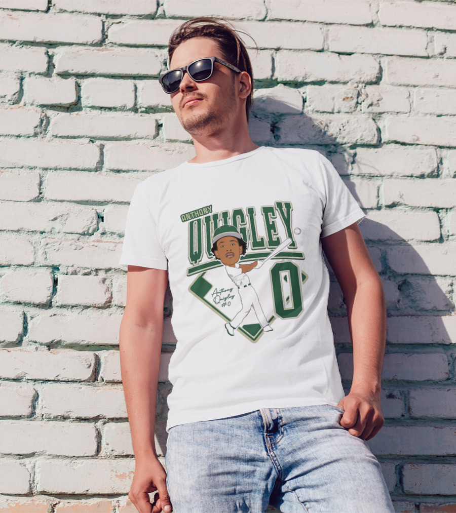 Anthony Quigley Baseball 2025 Player Illustration T-Shirt