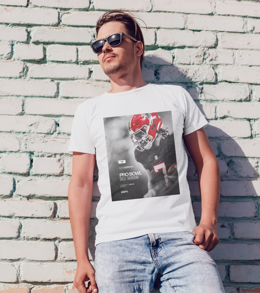 Bijan Robinson Atlanta Falcons Pro Bowl Skills Showdown Jan 30 2025 ESPN T-Shirt