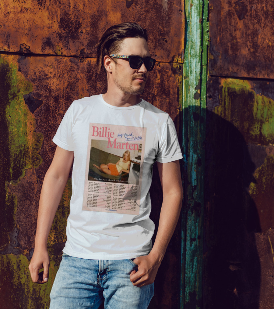 Billie Marten Dog Eared Tour 2025 UK Europe Dates T-Shirt
