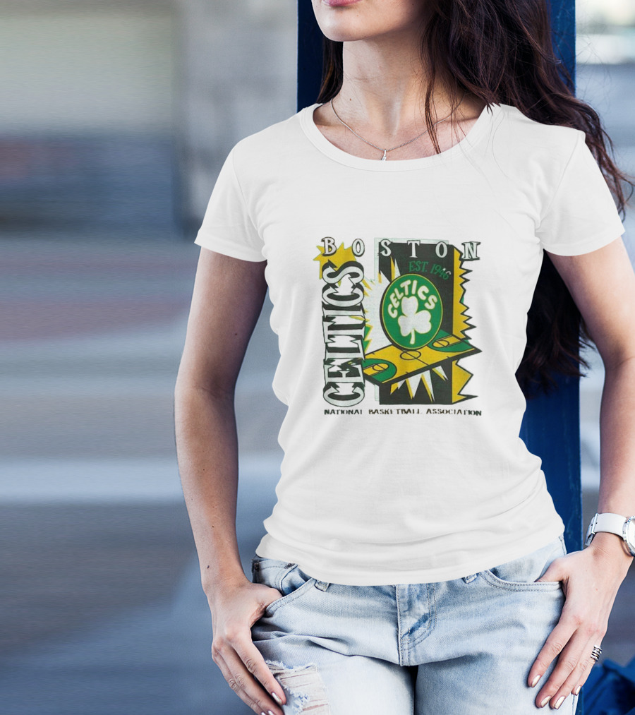 Boston Celtics EST 1946 Mitchell & Ness Youth Retro ’90s National Basketball Association T-Shirt