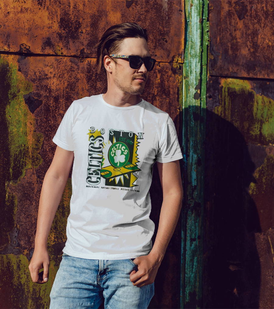 Boston Celtics EST 1946 Mitchell & Ness Youth Retro ’90s National Basketball Association T-Shirt
