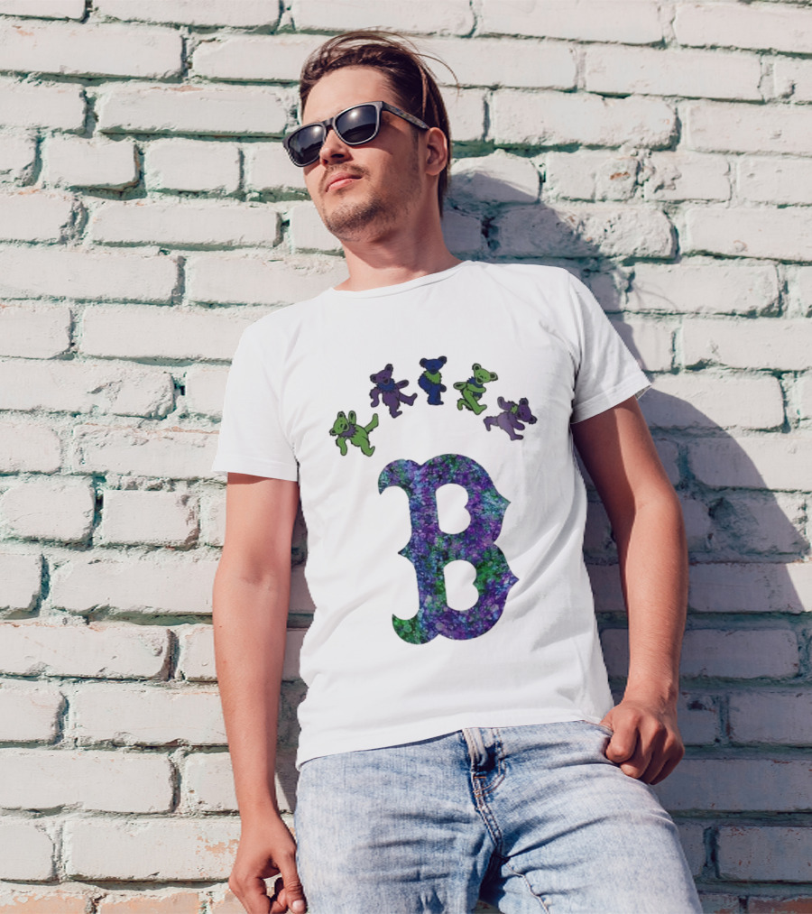 Boston Red Sox Grateful Dead Bears 2025 Event Night T-Shirt