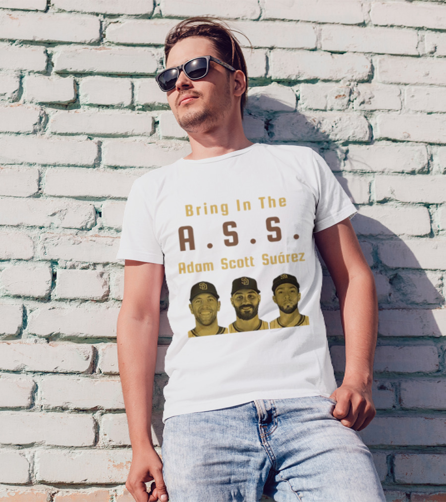 Bring In The A.S.S. Adam Scott Suárez Baseball Players T-Shirt